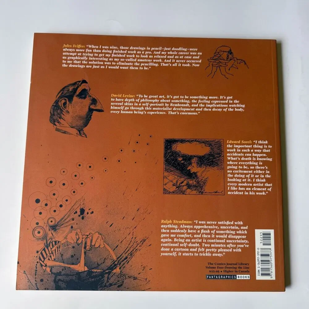Drawing the Line Comics Journal Library Vol 4 Gary Groth Ralph Steadman 2004